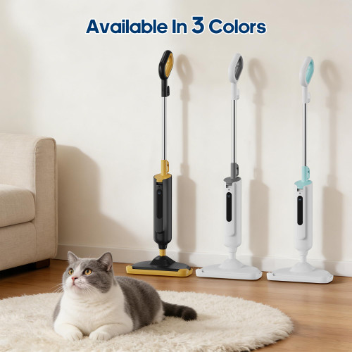 NEWBULIG Steam Mop for Hardwood/Tile/Carpet, Lightweight Steamer Cleaner for Floor Cleaning