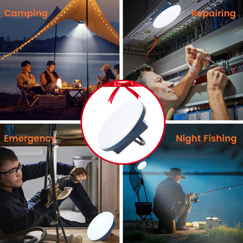 12000mAh Camping Lights 2Pack, 42W Tent Light Rechargeable, Flashlight
