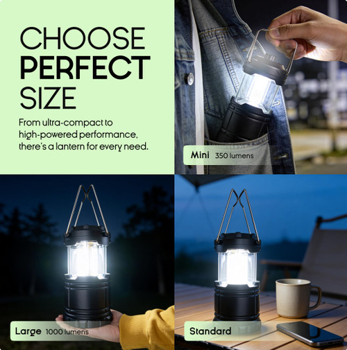 LED Camping Lantern, Battery Powered Lanterns for Power Outages