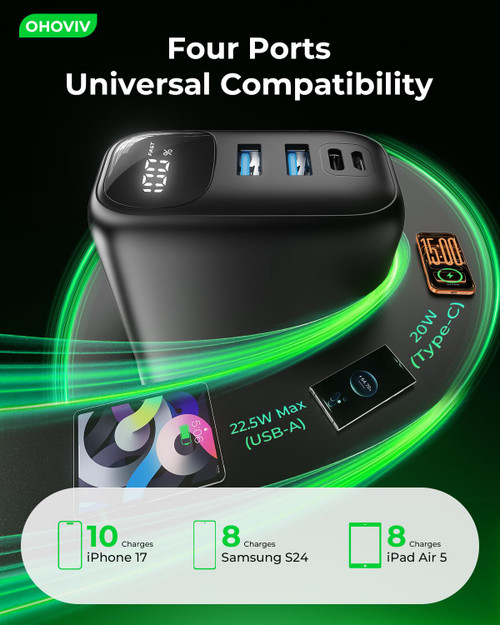 Portable Charger 50000mAh Power Bank - 22.5W Fast Charging External Battery Pack,USB
