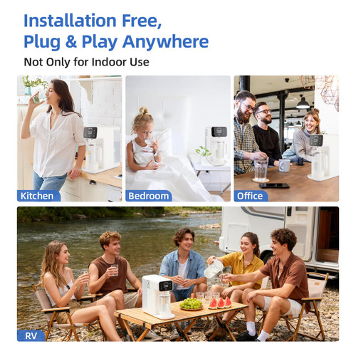 Reverse Osmosis Water Filter Countertop, 6 Stage Ro Water Filtration