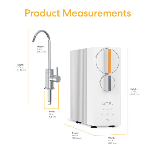 Reverse Osmosis Tankless Water Filter System for Clean Drinking Water