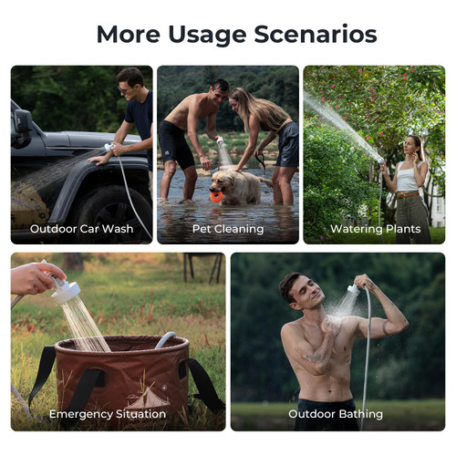 Shower Portable Shower for Camping, Rechargeable Outdoor Camping