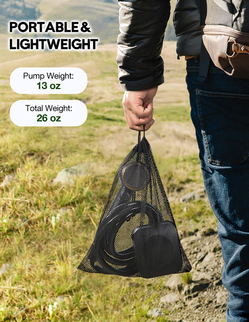 Portable Shower for Camping 8000mAh with 3X Stronger Water Flow