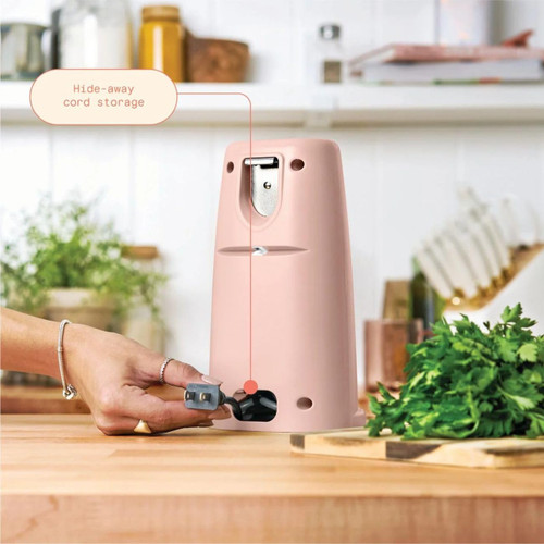 Electric Can Opener, Auto-Turn, Knife Sharpener, Bottle Opener, Easy-Clean