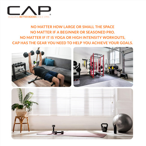 CAP ADJUSTABELL® 25 lb Pair of Adjustable Dumbbells with Contoured Full Rotation Handle, Honeycomb Black Handle