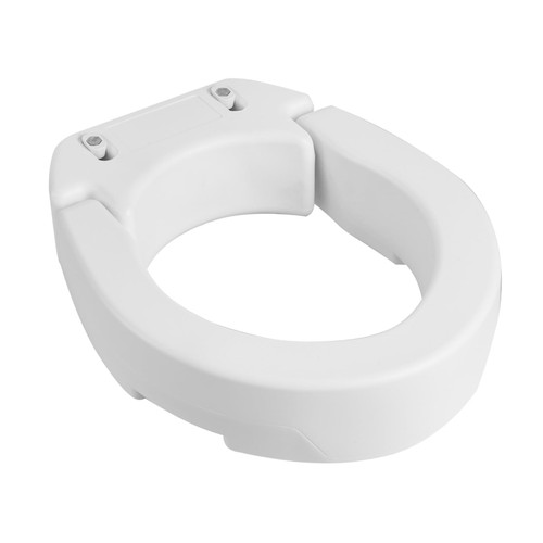 VEVOR Raised Toilet Seat, 300 lbs Load Capacity, 3.5-Inch Lift Height, Commode Elevated Toilet Seat Riser with Enlarged Opening for Seniors, Elderly, Handicap, Disabled, and Adults, Fits Round Bowl