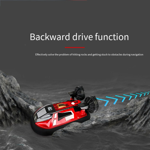 Ssccgym Remote Control Boat Hovercraft for 14Y+ Beginners RC Amphibious Watercraft 15km/h Dual Motors Walking on Ice-Land Pools Lakes 4WD Full Functions RC Sail 34CM