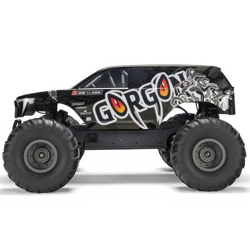 ARRMA RC Truck 1/10 Gorgon 2 Wheel Drive RTR Brushed Monster Truck Battery & Charger Included Gun Metal ARA3230ST3