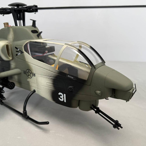 ROBAN 470 Size RTF AH-1 Cobra Military Camouflage RC Helicopter X2 GPS Model