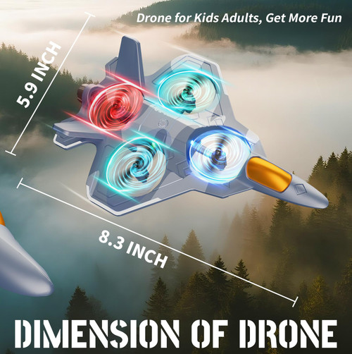 Tubokoro RC Planes for Kids Adults, V50 Foam Remote Control Airplane Jet Helicopter Drone Toys for Kids Adults 8-12 12-16, Remote Control Plane Airplane Toys with Led Lights, 360° Flip Stunt Rotation