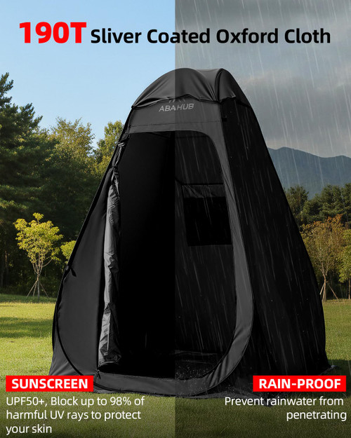 Abahub Pop Up Oversized Shower Tent, 4.9 x 4.9 x 6.2 ft, Portable Instant Privacy Tents