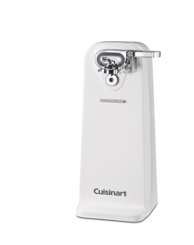 Plastic Toaster (White) & CCO-50N Deluxe Electric Can Opener, White