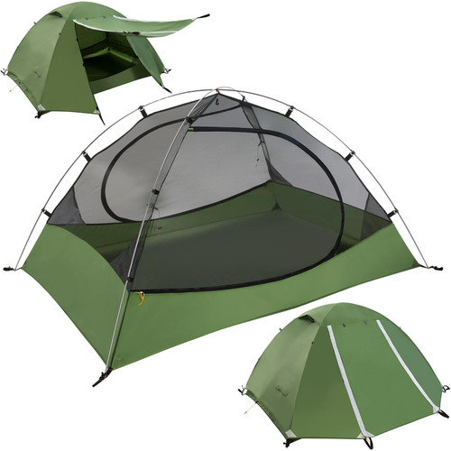 Clostnature Lightweight Backpacking Tent - 1/1.5/2/3/4/6 Person Ultralight