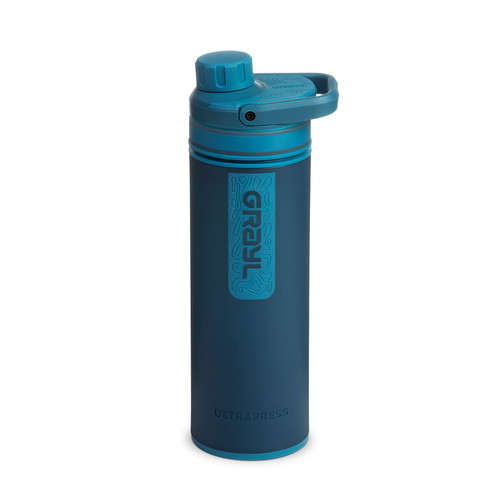 Water Purifier & Filter Bottle for Hiking, Backpacking