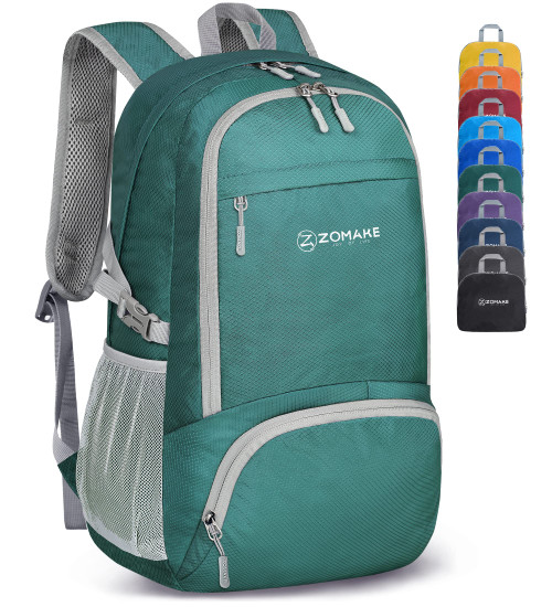 ZOMAKE Lightweight Packable Backpack 30L, Foldable Hiking Backpacks