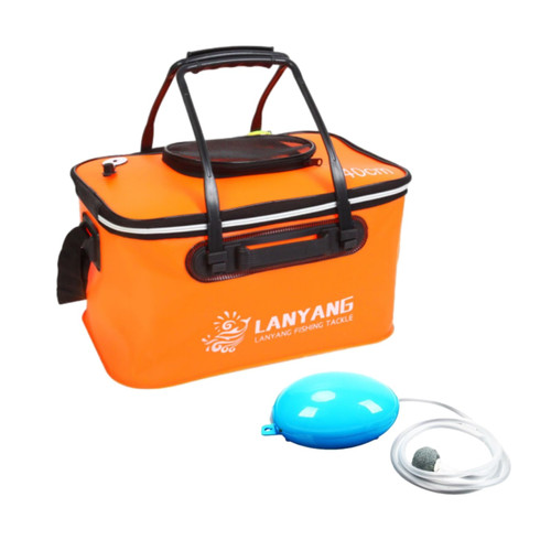 Fish Bucket with Oxygenation Machine 6 Gal