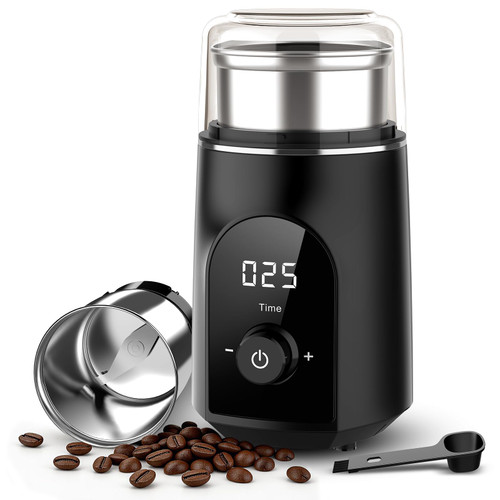Coffee Bean Grinder Electric with Adjustable Coarse to Fine Smart Digital Timer