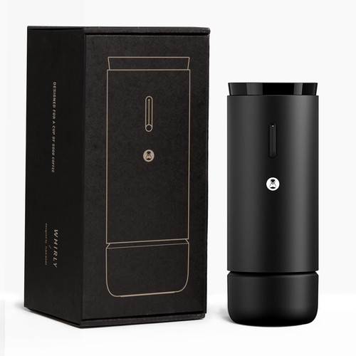 Portable Electric Grinder with Metal Body, 30 Precise Settings for Espresso to French Press, Low Noise Design