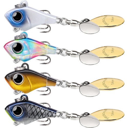 Vibespinner Easy Catch Fishing Lures with BKK Hooks, Tail Spinner Baits
