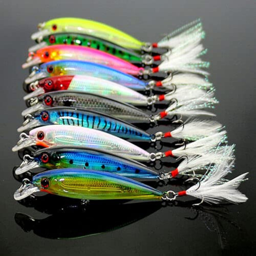 Fishing Lures Kit Minnow Lures Minnow Crank Bait Fishing Tackle