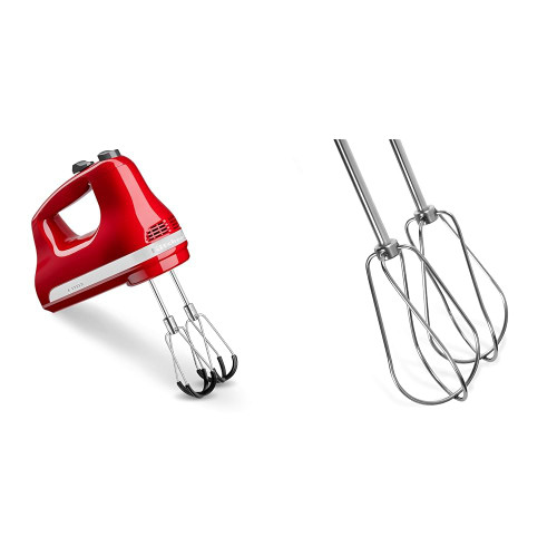 KitchenAid 6 Speed Hand Mixer Bundle with Flex Edge Beaters