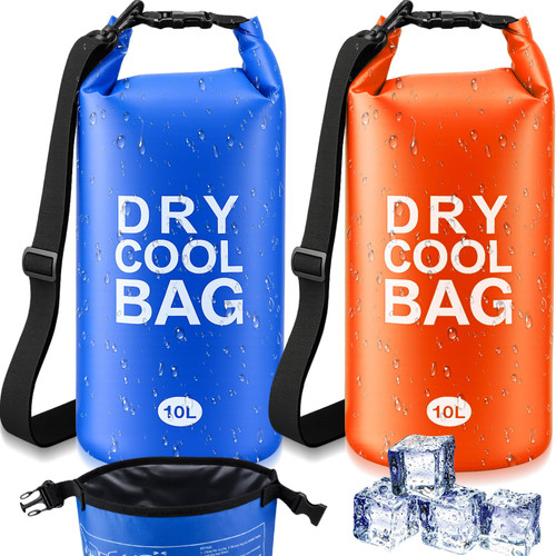 Cooler, Roll Top Waterproof Leak Proof Backpack with Shoulder Strap