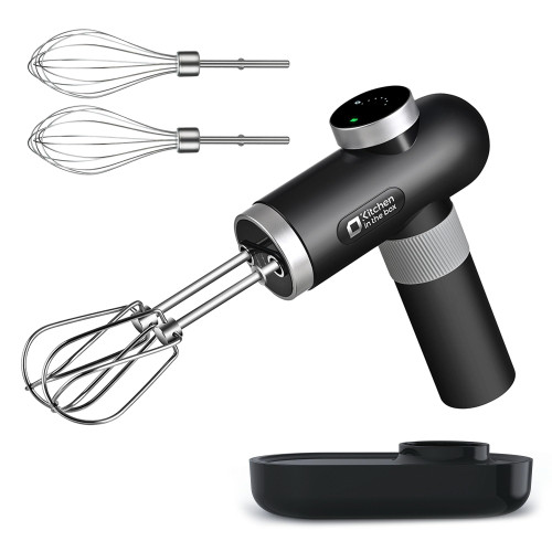Kitchen in the box Cordless Rechargeable Hand Mixer for Kitchen