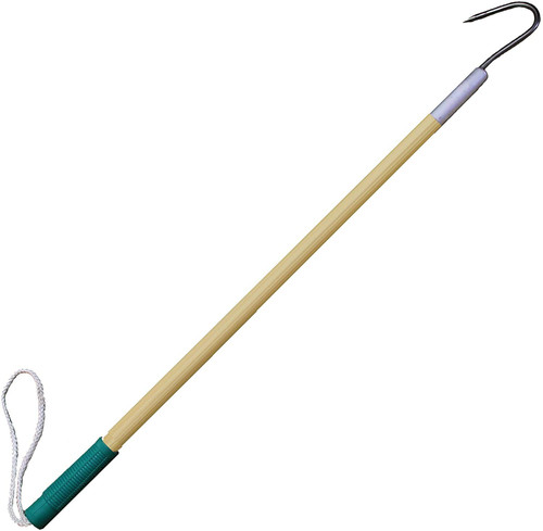 Wooden Handle Fishing Gaff with Stainless Steel Hook