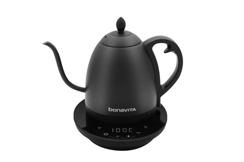 1.0L Gooseneck Electric Kettle, Stainless Steel Water Boiler for Coffee Brew