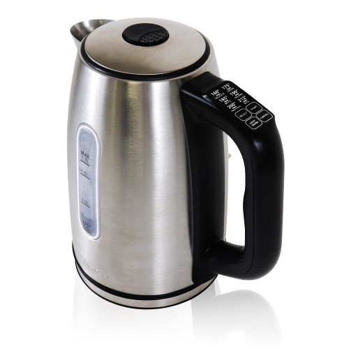 Kenmore 1.7L Cordless Electric Kettle w/ 6 Temperature Pre-Sets, Stainless Steel