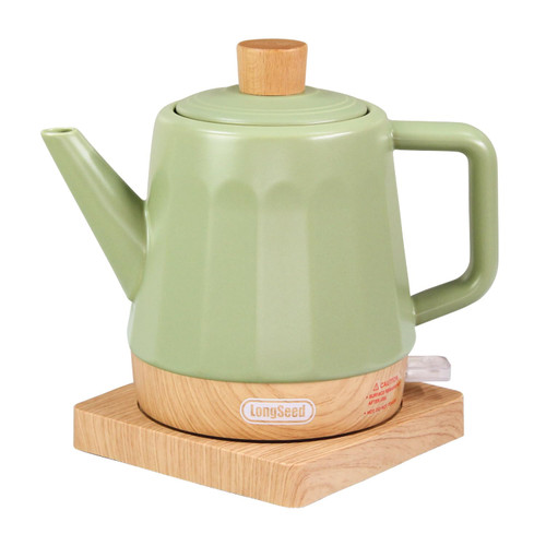 Ceramic Electric Kettle 1.2L, Automatic Shut Off Tea Kettle & Hot Water Boiler