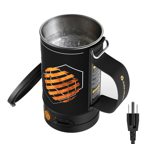 Electric Kettle, 120V Portable Water Boiler for Coffee & Tea, 304 Stainless Steel Mini Tea Kettle