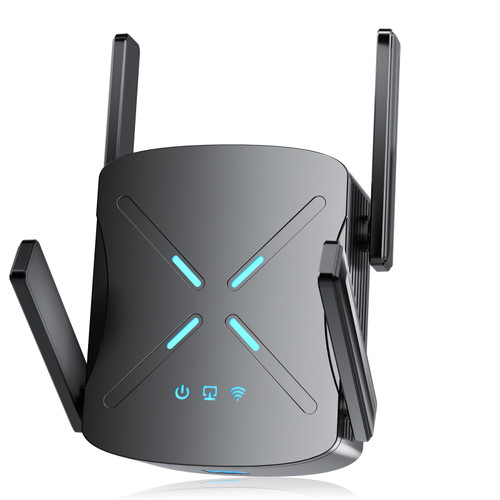 10X Faster WiFi 6 Extender, 18899 sq.ft. Internet Repeater for Home, Dual-Band Network Extender, Wireless Router Signal Amplifier w/Gigabit Ethernet Port