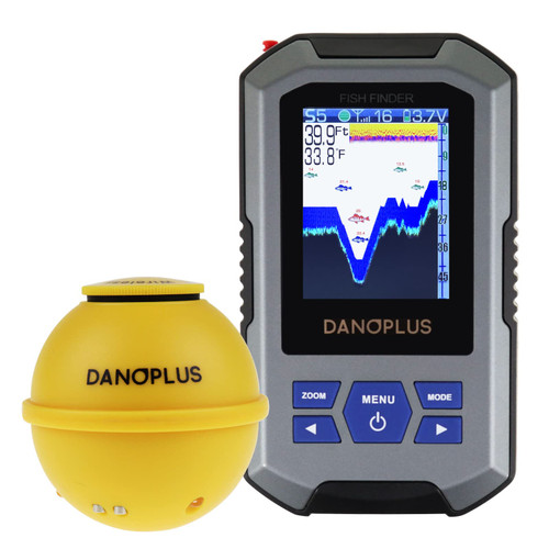Portable Fish Finder Large HD Display Wireless Fish Finder, Fish