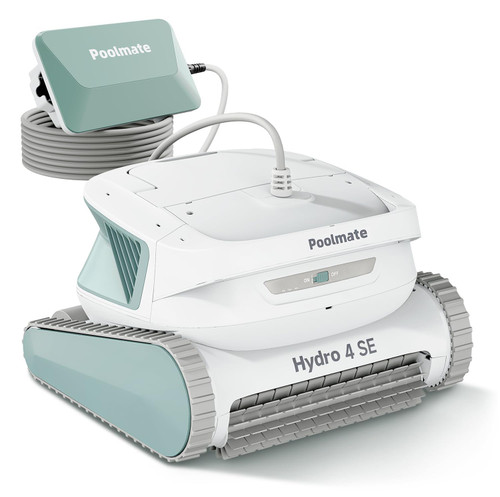 Robot Cleaner for Floor, Wall & Waterline | Always Cleaning, Never Charging | 40ft Cord | 4.1L Filter Basket for Inground & Above Ground Pools