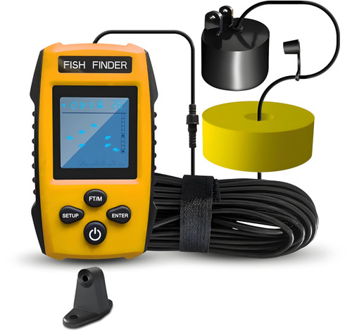 Portable Fish Finder Handheld Sonar Depth Finder for Kayak