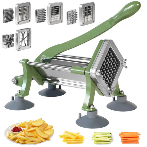 French Fry Cutter Commercial Grade, Heavy Duty Potato Slicer, French Fries Cutter