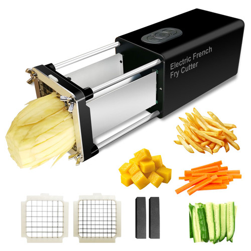 Electric French Fry Cutter, Commercial Automatic French Fry Cutter