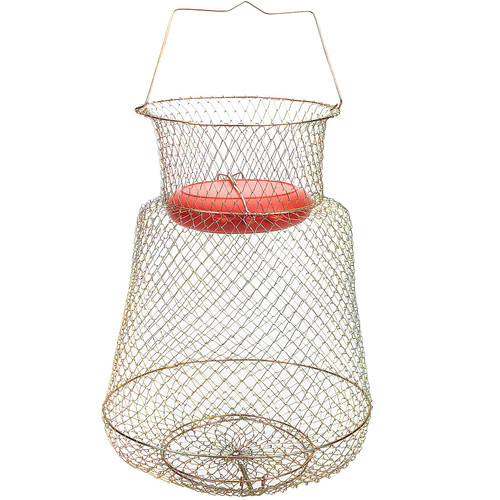 Fish Basket, Collapsible Floatable Wire Fishing