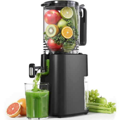 Cold Press Juicer, 5.5inch Wide Feed Chute Slow Juicer Machine