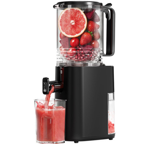 Cold Press Juicer, 5.5inch Wide Feed Chute Juicer Extractor Machine