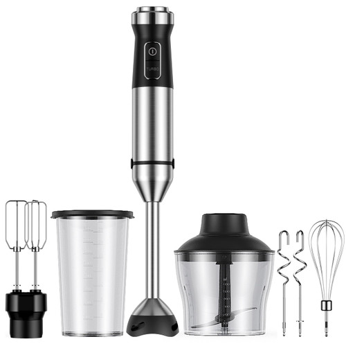 6-in-1 Immersion Blender, 1000W Hand Blender