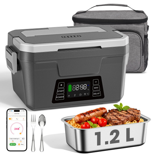 Herrfilk Cordless Electric Lunch Box for Adults with APP Control