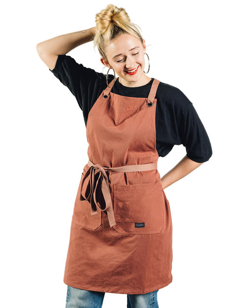 Caldo Crossback Kitchen Apron for Cooking