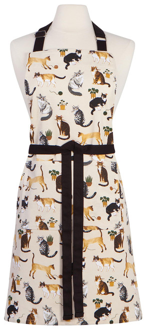 Now Designs Cat Collective Chef's Kitchen Apron, 28 x 32 in