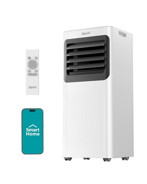 Portable Air Conditioners 12000 BTU 5-in-1 Smart WiFi APP Control, Cooling Dehumidifier Fan Sleep Mode, Window Kit