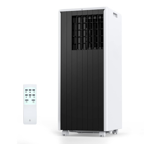 8,000 BTU Portable Air Conditioner – 3-in-1 AC Unit with Cooling, Dehumidifier & Fan for Rooms Up to 350 sq.ft.