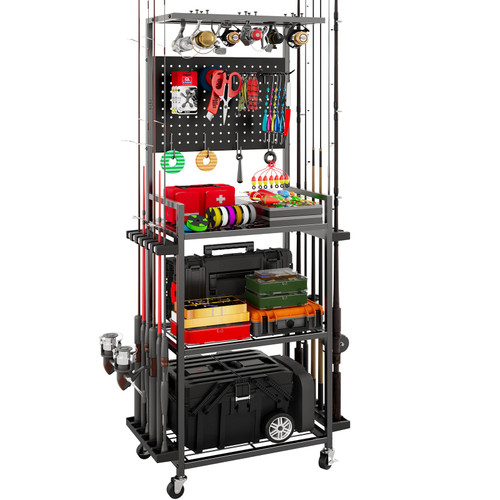 Fishing Rod Holders for Garage, Fishing Rod Storage Rack