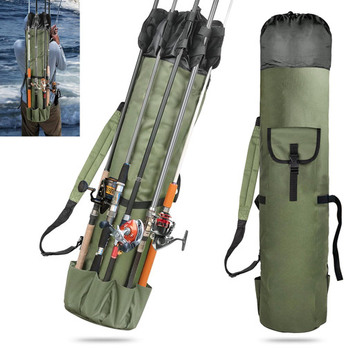 Fishing Rod Bag Fishing Rod Case Portable foldable Fishing Pole